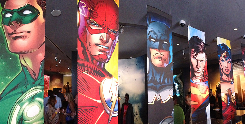 DC Universe Exhibit at Warner Bros. Studio Tour